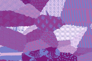 Vektör deseni. Fırça darbeleriyle soyut arkaplan. Tek renkli el çizimi doku. Modern grafik tasarımı. El çizimi çizgili..