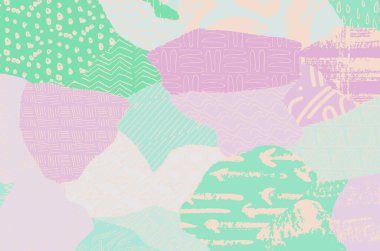 Vektör deseni. Fırça darbeleriyle soyut arkaplan. Tek renkli el çizimi doku. Modern grafik tasarımı. El çizimi çizgili..