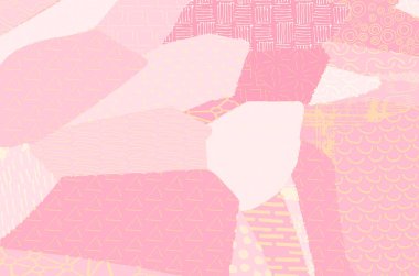 Vektör deseni. Fırça darbeleriyle soyut arkaplan. Tek renkli el çizimi doku. Modern grafik tasarımı. El çizimi çizgili..