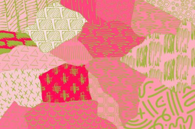 Vektör deseni. Fırça darbeleriyle soyut arkaplan. Tek renkli el çizimi doku. Modern grafik tasarımı. El çizimi çizgili..