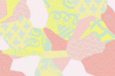 Vektör deseni. Fırça darbeleriyle soyut arkaplan. Tek renkli, elle çizilmiş doku. Modern grafik tasarımı. El çizimi..