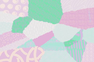 Vektör deseni. Fırça darbeleriyle soyut arkaplan. Tek renkli el çizimi doku. Modern grafik tasarımı. El çizimi çizgili..