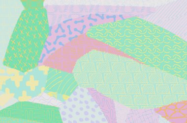 Vektör deseni. Fırça darbeleriyle soyut arkaplan. Tek renkli el çizimi doku. Modern grafik tasarımı. El çizimi çizgili..