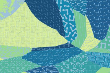 Vektör deseni. Fırça darbeleriyle soyut arkaplan. Tek renkli, elle çizilmiş doku. Modern grafik tasarımı. El çizimi..