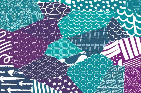 Vektör deseni. Fırça darbeleriyle soyut arkaplan. Tek renkli, elle çizilmiş doku. Modern grafik tasarımı. El çizimi..