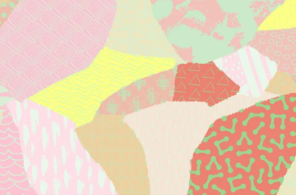 Vektör deseni. Fırça darbeleriyle soyut arkaplan. Tek renkli el çizimi doku. Modern grafik tasarımı. El çizimi çizgili..