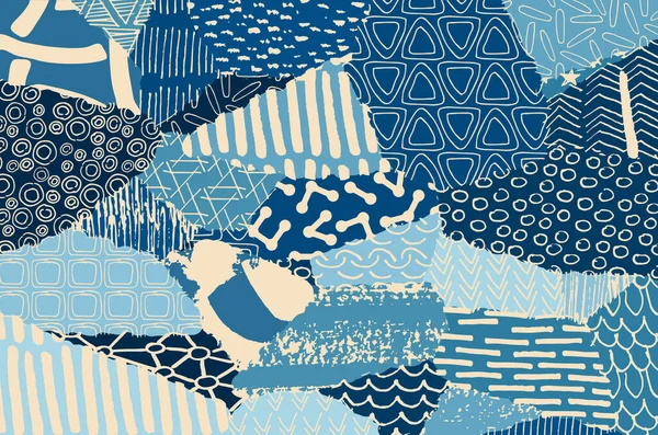 Vektör deseni. Fırça darbeleriyle soyut arkaplan. Tek renkli el çizimi doku. Modern grafik tasarımı. El çizimi çizgili..