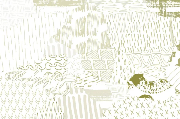 Vektör deseni. Fırça darbeleriyle soyut arkaplan. Tek renkli el çizimi doku. Modern grafik tasarımı. El çizimi çizgili..