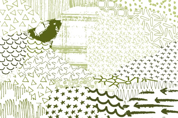 Vektör deseni. Fırça darbeleriyle soyut arkaplan. Tek renkli el çizimi doku. Modern grafik tasarımı. El çizimi çizgili..