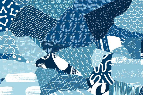 Vektör deseni. Fırça darbeleriyle soyut arkaplan. Tek renkli el çizimi doku. Modern grafik tasarımı. El çizimi çizgili..