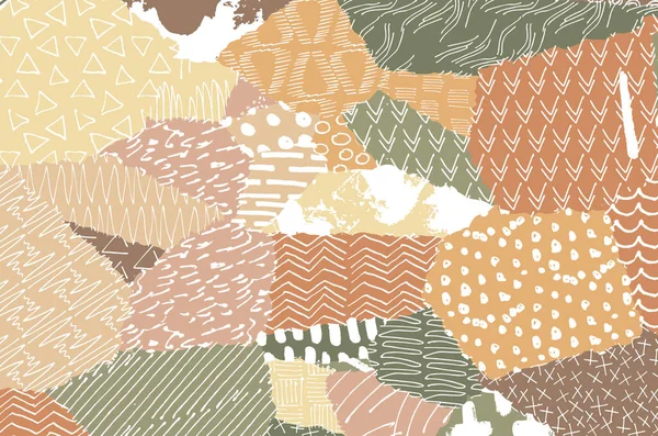 Vektör deseni. Fırça darbeleriyle soyut arkaplan. Tek renkli, elle çizilmiş doku. Modern grafik tasarımı. El çizimi..