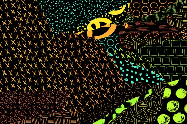 Vektör deseni. Fırça darbeleriyle soyut arkaplan. Tek renkli, elle çizilmiş doku. Modern grafik tasarımı. El çizimi..