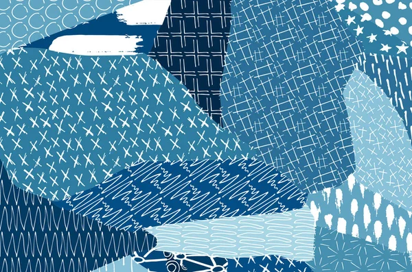 Soyut siyah konturlar, el vektör desen çizdi. Geometrik tarzı Retro soyut desen. Soyut çok renkli geometrik desen.