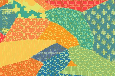 Desen. Fırça darbeleriyle soyut arkaplan. Tek renkli, elle çizilmiş doku. Modern grafik tasarımı. El yapımı çizgili..