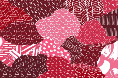 Desen. Fırça darbeleriyle soyut arkaplan. Tek renkli, elle çizilmiş doku. Modern grafik tasarımı. El yapımı çizgili..