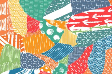 Desen. Fırça darbeleriyle soyut arkaplan. Tek renkli, elle çizilmiş doku. Modern grafik tasarımı. El yapımı çizgili..