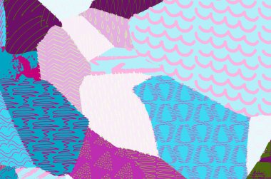 Desen. Fırça darbeleriyle soyut arkaplan. Tek renkli, elle çizilmiş doku. Modern grafik tasarımı. El yapımı çizgili..