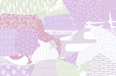 Desen. Fırça darbeleriyle soyut arkaplan. Tek renkli, elle çizilmiş doku. Modern grafik tasarımı. El yapımı çizgili..