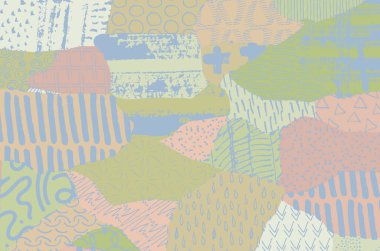 Desen. Fırça darbeleriyle soyut arkaplan. Tek renkli, elle çizilmiş doku. Modern grafik tasarımı. El yapımı çizgili..