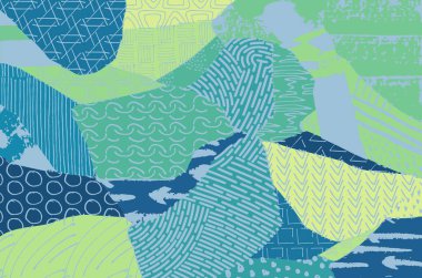 Desen. Fırça darbeleriyle soyut arkaplan. Tek renkli, elle çizilmiş doku. Modern grafik tasarımı. El yapımı çizgili..