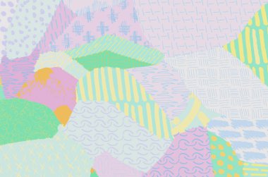 Desen. Fırça darbeleriyle soyut arkaplan. Tek renkli, elle çizilmiş doku. Modern grafik tasarımı. El yapımı çizgili..