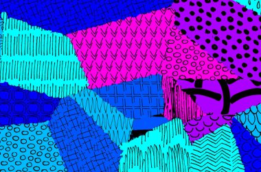 Desen. Fırça darbeleriyle soyut arkaplan. Tek renkli, elle çizilmiş doku. Modern grafik tasarımı. El yapımı çizgili..