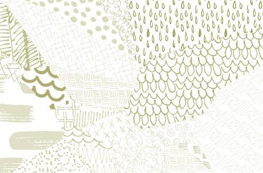 Desen. Fırça darbeleriyle soyut arkaplan. Tek renkli, elle çizilmiş doku. Modern grafik tasarımı. El yapımı çizgili..