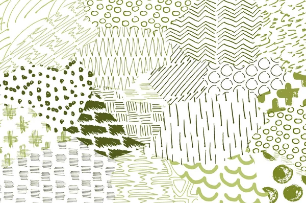 Patrón Fondo Abstracto Con Pinceladas Textura Monocromática Dibujada Mano Diseño — Vector de stock