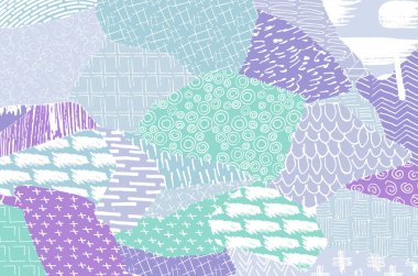 Desen. Fırça darbeleriyle soyut arkaplan. Tek renkli, elle çizilmiş doku. Modern grafik tasarımı. El yapımı çizgili..