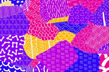 Desen. Fırça darbeleriyle soyut arkaplan. Tek renkli, elle çizilmiş doku. Modern grafik tasarımı. El yapımı çizgili..