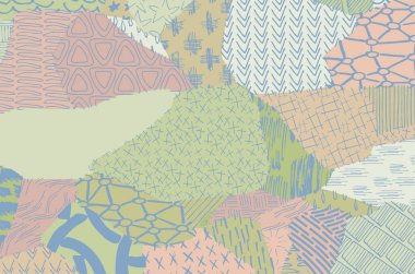 Desen. Fırça darbeleriyle soyut arkaplan. Tek renkli, elle çizilmiş doku. Modern grafik tasarımı. El yapımı çizgili..