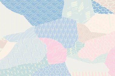 Desen. Fırça darbeleriyle soyut arkaplan. Tek renkli, elle çizilmiş doku. Modern grafik tasarımı. El yapımı çizgili..