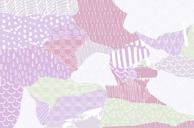 Desen. Fırça darbeleriyle soyut arkaplan. Tek renkli, elle çizilmiş doku. Modern grafik tasarımı. El yapımı çizgili..