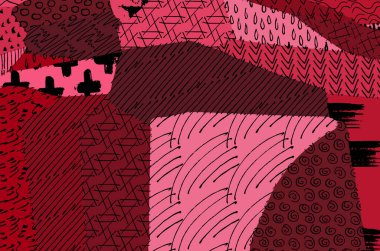 Desen. Fırça darbeleriyle soyut arkaplan. Tek renkli, elle çizilmiş doku. Modern grafik tasarımı. El yapımı çizgili..