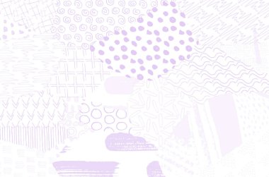 Soyut siyah konturlar, el vektör desen çizdi. Geometrik tarzı Retro soyut desen. Soyut çok renkli geometrik desen.