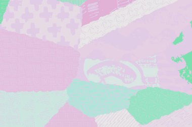 Soyut siyah konturlar, el vektör desen çizdi. Geometrik tarzı Retro soyut desen. Soyut çok renkli geometrik desen.