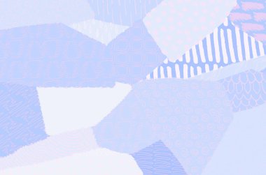 Soyut siyah darbeler, El, Vektör Deseni 'ni çizdi. Geometrik tarzda soyut arkaplan. Soyut çok renkli geometrik desen