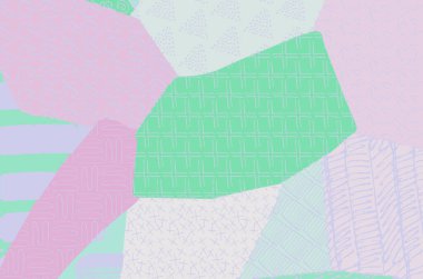 Soyut siyah darbeler, El, Vektör Deseni 'ni çizdi. Geometrik tarzda soyut arkaplan. Soyut çok renkli geometrik desen