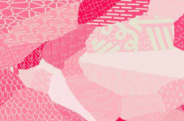 Soyut siyah darbeler, El, Vektör Deseni 'ni çizdi. Geometrik tarzda soyut arkaplan. Soyut çok renkli geometrik desen