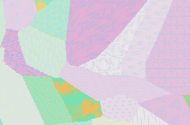 Soyut siyah darbeler, El, Vektör Deseni 'ni çizdi. Geometrik tarzda soyut arkaplan. Soyut çok renkli geometrik desen