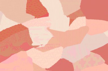 Soyut siyah darbeler, El, Vektör Deseni 'ni çizdi. Geometrik tarzda soyut arkaplan. Soyut çok renkli geometrik desen