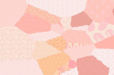 Soyut siyah konturlar, el vektör desen çizdi. Geometrik tarzı Retro soyut desen. Soyut çok renkli geometrik desen.