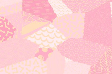 Soyut siyah konturlar, el vektör desen çizdi. Geometrik tarzı Retro soyut desen. Soyut çok renkli geometrik desen.