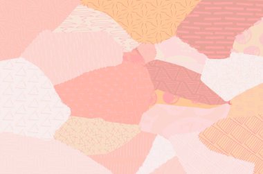 Soyut siyah konturlar, el vektör desen çizdi. Geometrik tarzı Retro soyut desen. Soyut çok renkli geometrik desen.