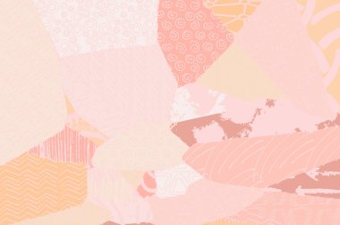 Soyut siyah darbeler, El, Vektör Deseni 'ni çizdi. Geometrik tarzda soyut arkaplan. Soyut çok renkli geometrik desen.