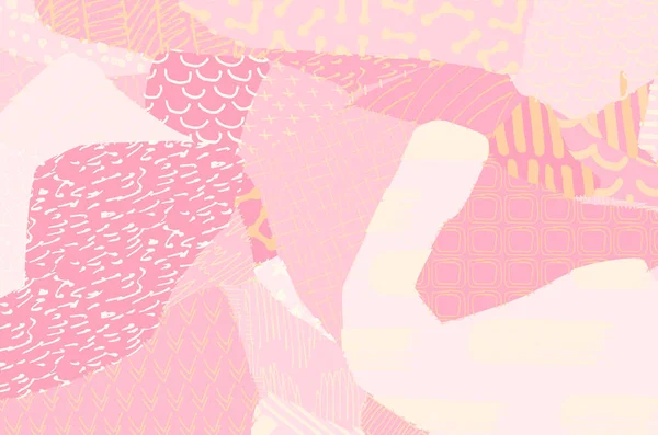 Soyut siyah darbeler, El, Vektör Deseni 'ni çizdi. Geometrik tarzda soyut arkaplan. Soyut çok renkli geometrik desen.