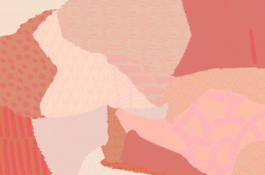 Soyut siyah darbeler, El, Vektör Deseni 'ni çizdi. Geometrik tarzda soyut arkaplan. Soyut çok renkli geometrik desen.