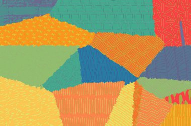 Desen. Fırça darbeleriyle soyut arkaplan. Tek renkli, elle çizilmiş doku. Modern grafik tasarımı. El yapımı çizgili..