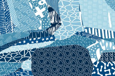 Desen. Fırça darbeleriyle soyut arkaplan. Tek renkli, elle çizilmiş doku. Modern grafik tasarımı. El yapımı çizgili..