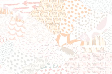 Desen. Fırça darbeleriyle soyut arkaplan. Tek renkli, elle çizilmiş doku. Modern grafik tasarımı. El yapımı çizgili..